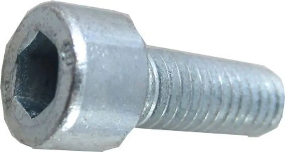 Zylinderschraube mit Sechskantkopf, verkleinerter Länge, verzinkt. Das Produkt ist von der Marke Wolf, geeignet für verschiedene Anwendungen.